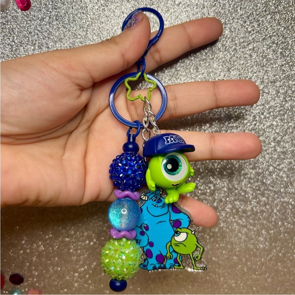 Beadable keychain